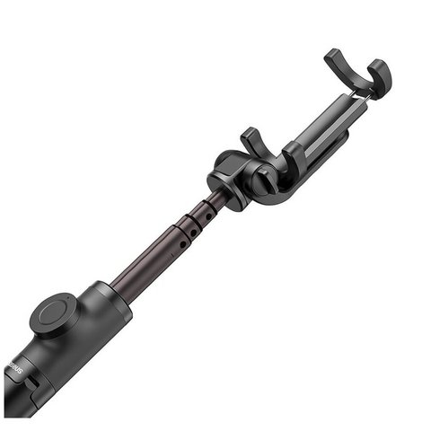 Монопод Baseus Folding Bracket Selfie Stick, черный, штатив тринога, с держателем, выдвижной, с кнопкой, #SUDYZP-E01 Превью 2