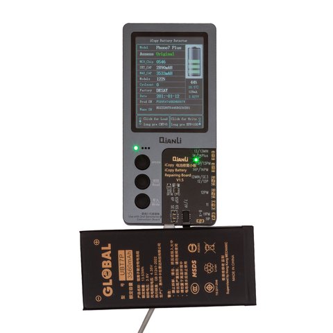 Акумулятор Mechanic для Apple iPhone 7 Plus, Li-Polymer, 3,8 В, 3400 мАг, збільшена ємність, original IC Прев'ю 1