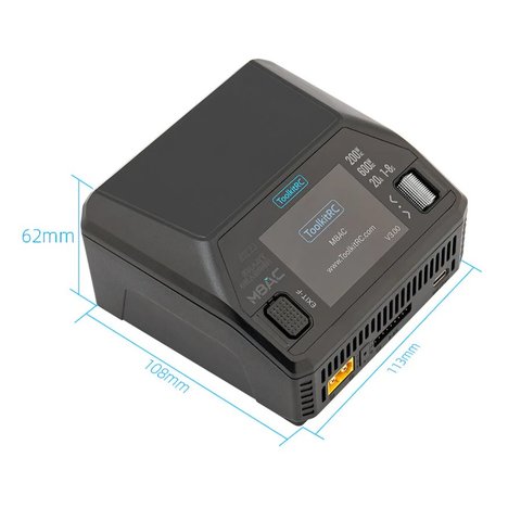 Зарядний пристрій ToolkitRC M8AC , Original, AC 200W, DC 600W Прев'ю 4