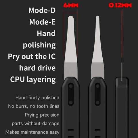Набір скальпелів Mechanic Quick Edge 7, для мікросхем, для видалення клею, 5 in 1 Прев'ю 3