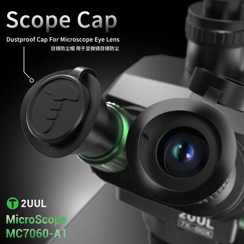 Микроскоп 2UUL MC7060-A1, тринокулярный, 7X-60X Превью 6