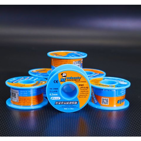 Solder Mechanic TY-V866, (Sn 63% , Pb 37%, flux 1-3%, 0,8 mm, 40 g) Preview 1