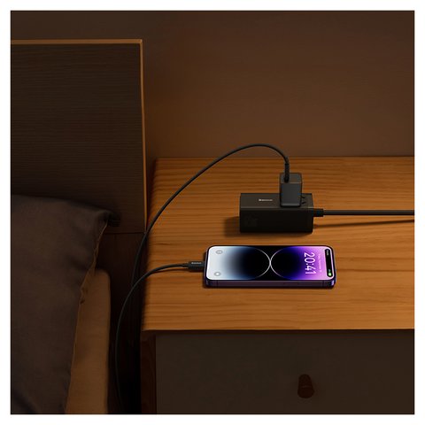 Mains Charger Baseus GaN5, (30 W, Quick Charge, black, 1 output) #CCGN070401 Preview 2