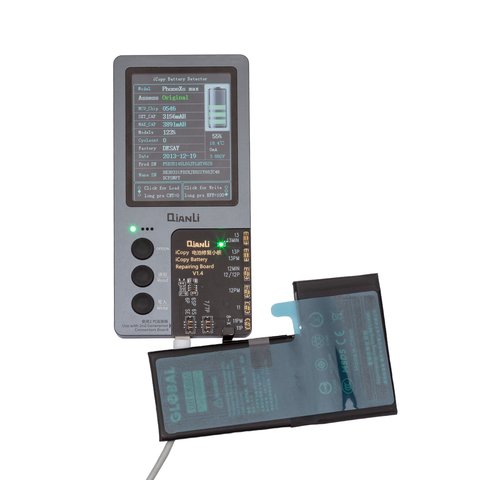 Battery Mechanic compatible with Apple iPhone XS Max, (Li-Polymer, 3.82 V, 3500 mAh, High Capacity, original IC) Preview 1