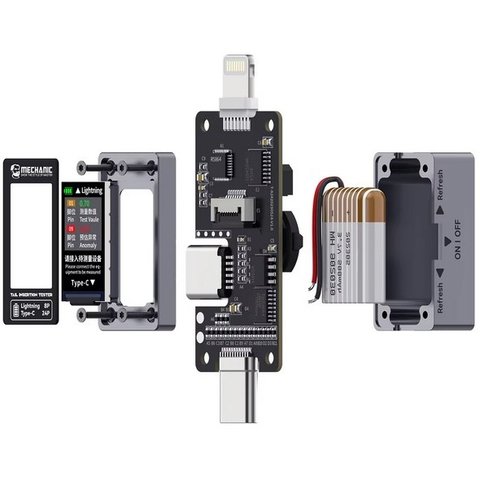 USB Tester Mechanic T-824, (USB type C, Lightning) Preview 1