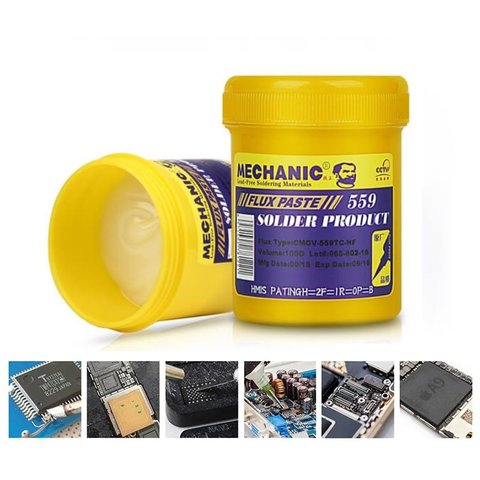 Flux Paste Mechanic CMOV-559TC-HF, (high-level, 100 ml) Preview 2
