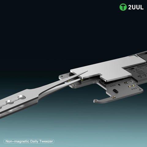 Pinzas para smd 2UUL TW21, recta, 160 mm, no magnético Vista previa  2