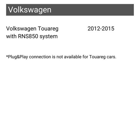 Adaptador de cámara de visión trasera para Audi MMI 3G+, Volkswagen Touareg Vista previa  2