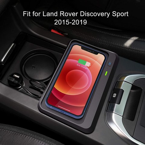 Cargador inalámbrico QI para Land Rover Discovery Sport 2015-2019 Vista previa  1