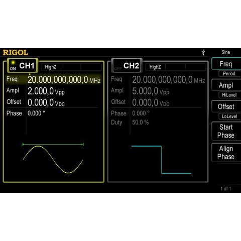 Arbitrary Waveform / Function Generator RIGOL DG4062 Preview 3