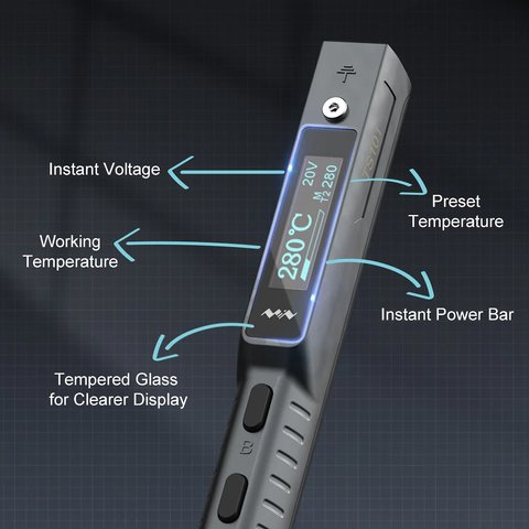 Cautín Miniware TS101 Vista previa  5