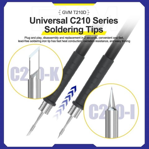 Estación de soldadura GVM T210D, digital, 60 W Vista previa  6