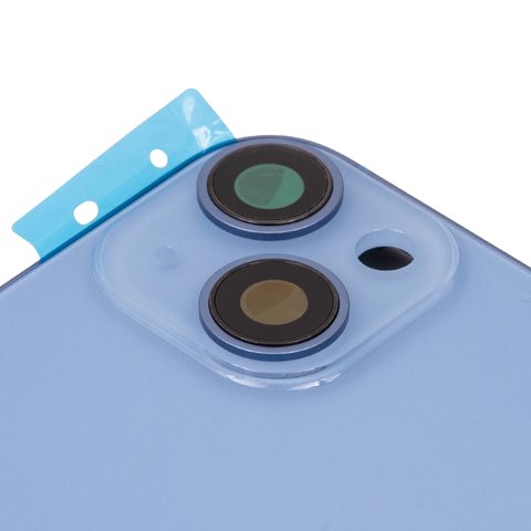 Carcasa puede usarse con iPhone 14, azul, con botones laterales,  con sujetador de tarjeta SIM, Original (PRC), EU version Vista previa  1