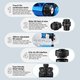 Microscopio Sunshine M8T Ultra, trinocular, 6X-72X Vista previa  3