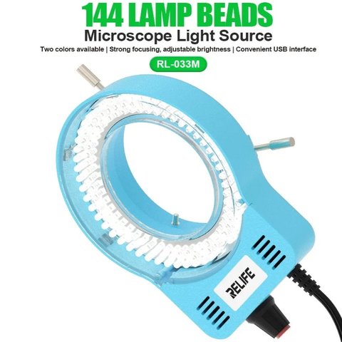 Iluminación para microscopio RELIFE RL-033M, diodo, 144 LED Vista previa  2