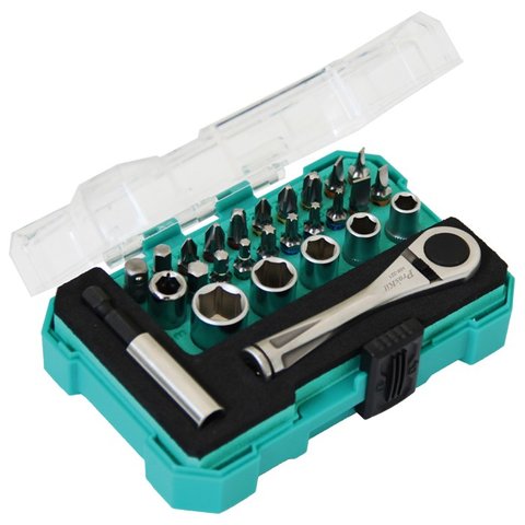 Набор сменных головок и бит Pro'sKit SD-2318M  с держателем Превью 2