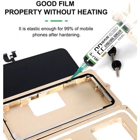 Клей RELIFE RL-035A, полиуретановый, прозрачный, для приклеивания задних крышек, для дисплейных рамок, 10 мл Превью 4