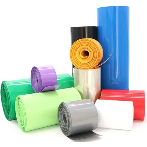 Термозбіжна трубка, 1 м, 55 мм, біла Прев'ю 1