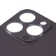 Задняя панель корпуса для iPhone 14 Pro, черная, не нужно снимать стекло камеры, Original (PRC), big hole Превью 1