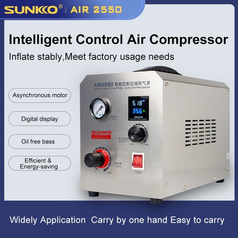 Повітряний компресор SUNKKO AIR 2550 Прев'ю 1
