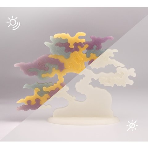 Филамент для 3D-принтера eSUN PLA-UV Color Change Red, 1 кг Превью 4