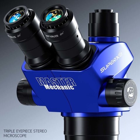 Микроскоп Mechanic Super XS-DVS-1, тринокулярный, 6,7X-45X Превью 2