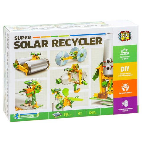 Робот 6 в 1 на солнечных батареях, STEM-конструктор CIC 21-616 Превью 8