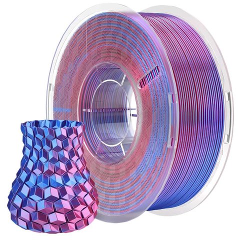 Філамент для 3D-принтера ELEGOO PLA Silk Blue Purple, 1 кг Прев'ю 1